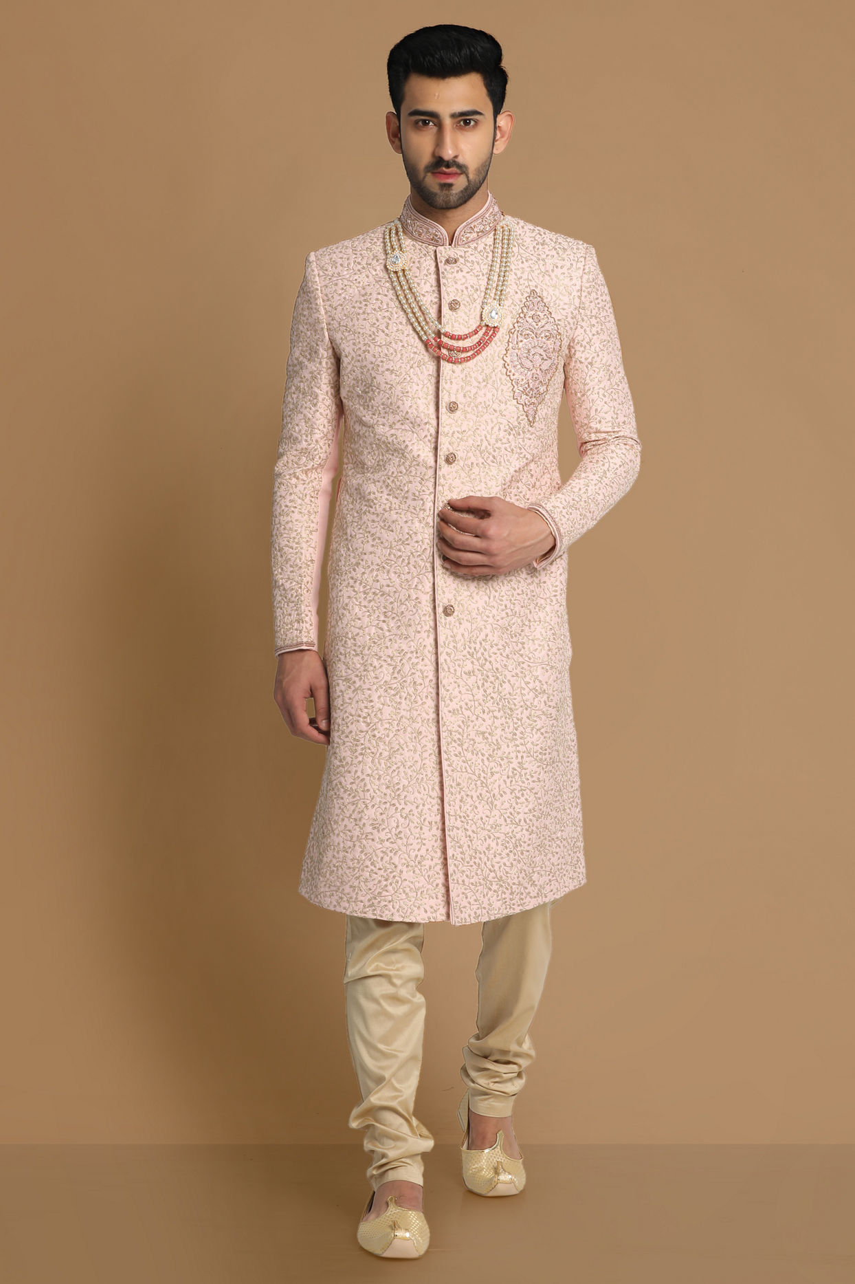 Graceful Gajaree Sherwani Set image number 1